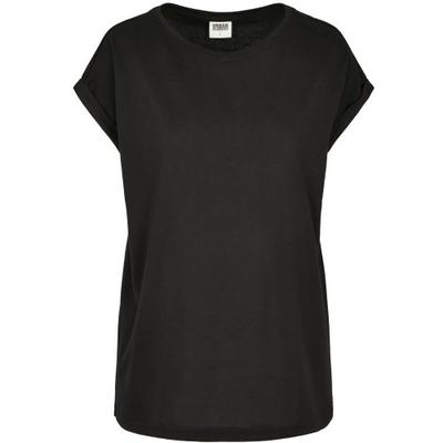 Urban Classics Damen Bio-Baumwolle T-Shirt mit überschnittenen Schultern