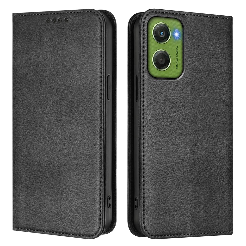 For Motorola Moto G06 4G Wallet Cases Retro Texture RFID Blocking Leather Phone Cover