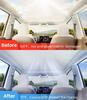 Sun Shades For Tesla Model 3 Highland Model Y 2017-2024 Ice Cloth Buckle Sun Pare Glass Front Rear Sunroof Skylight Accessory