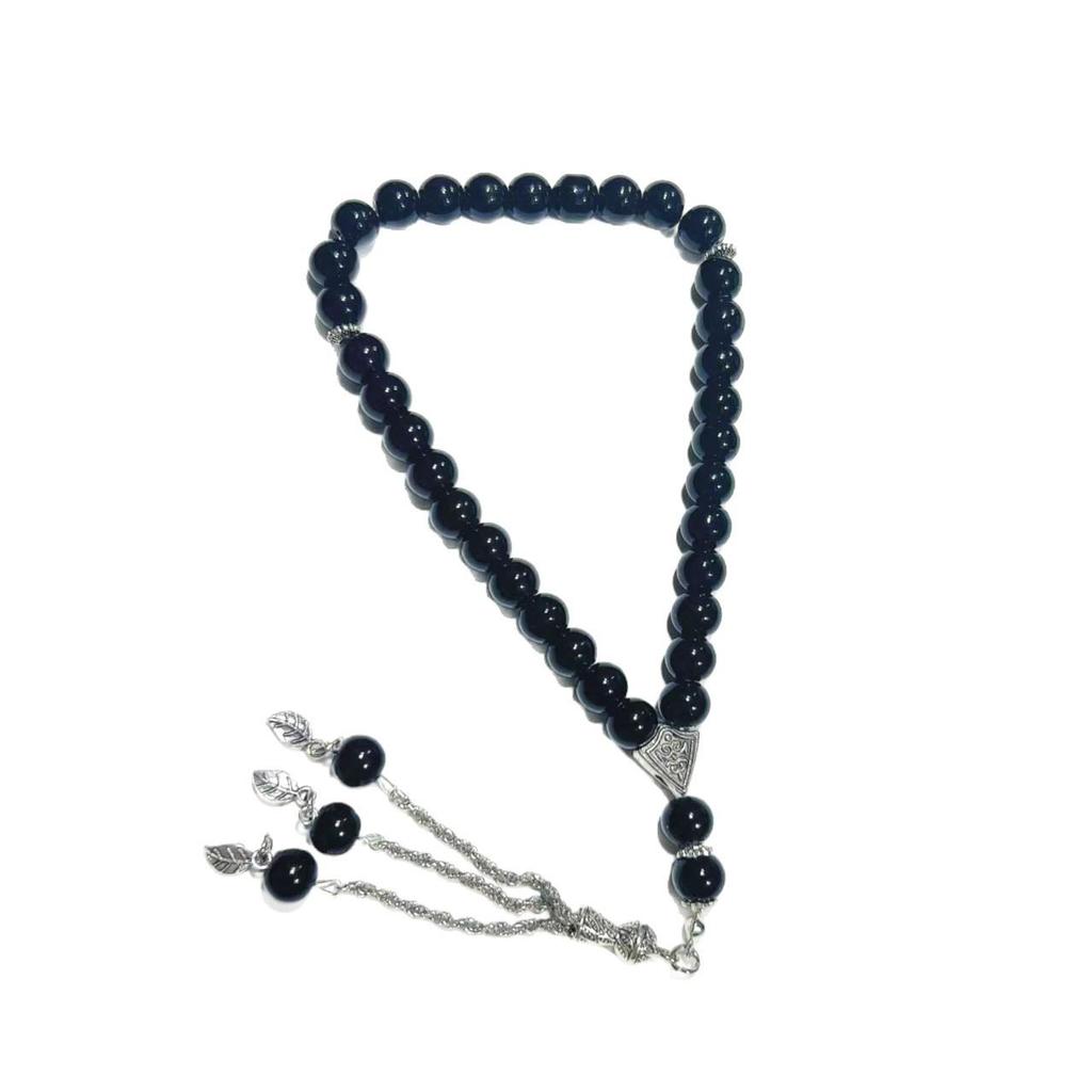 High-Temp Crystal Glass Islamic Prayer Bracelet 8mm UAE Muslim Beads