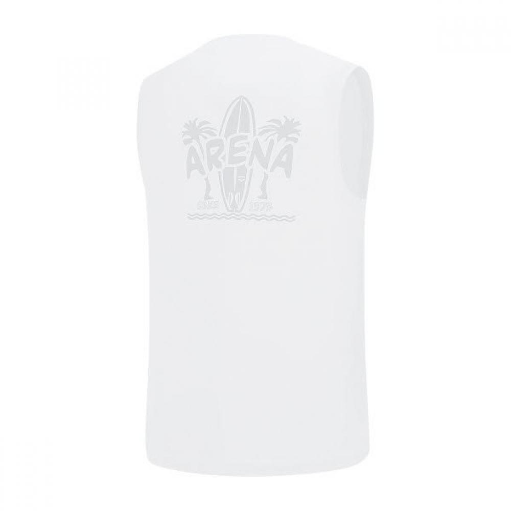 Arena Men S Core Relaxed Fit SleeveleSS raSh Guard A6bm1rr45 Wht