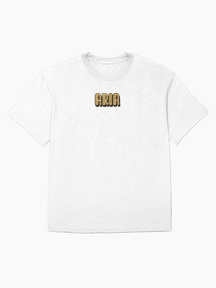 Aria Aria Personalized Name - Funny & Cool Custom Gift for Women Girls Oversized T-Shirt