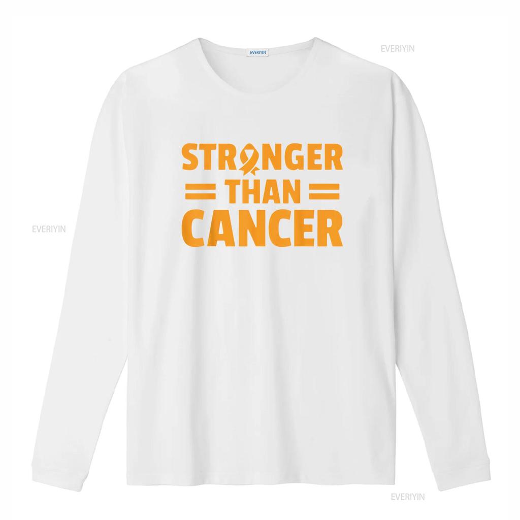 Womens Stronger Than Cancer Leukemia Awareness Survivor T Shirt Black vintage Washed Comfortable Casual fashion Soft streetwear