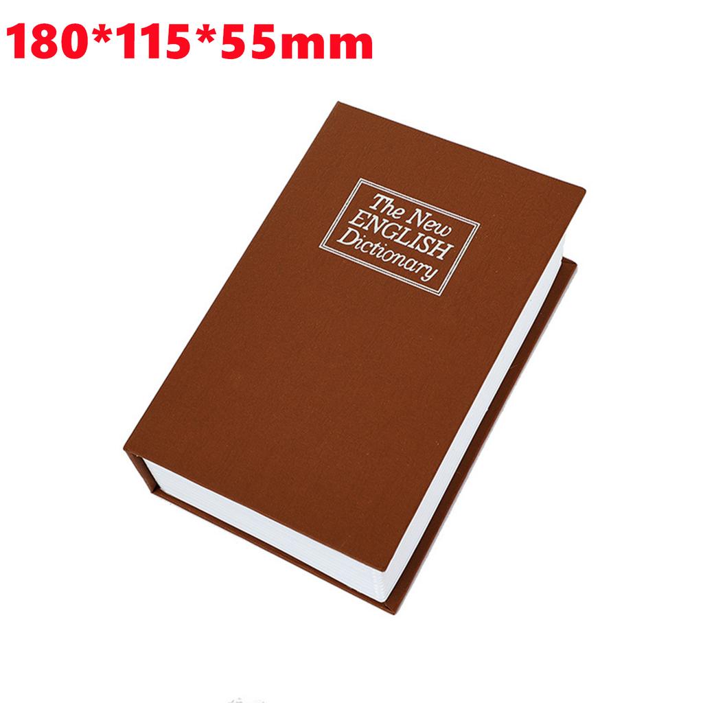 Dictionary Shape Diversion Safe with Combination Lock Money Coin Deposit Bank Cash Valuables Hidden Secret Mini Security Safe