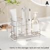 Toothbrush Holder For Bathroom - Stainless Steel Toothpaste Holder Stand, For Electric Toothbrush Stand Organizer Accessories