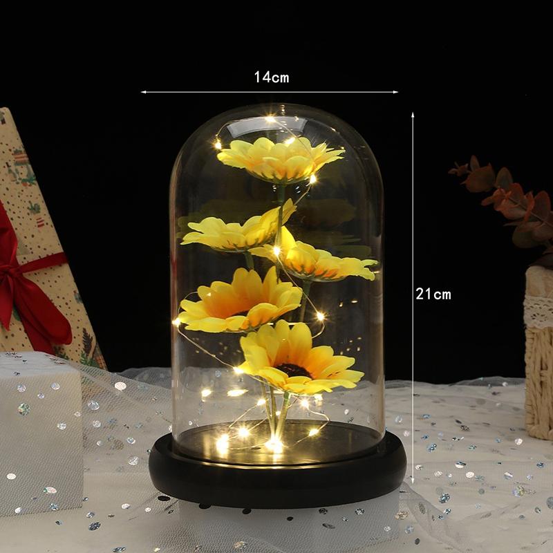 

Подарок на выпускной сезон Маленький подсолнух Пластиковый набор День матери Отправить жене Отправить матери День святого Валентина Вечный цветок Подарок День рождения