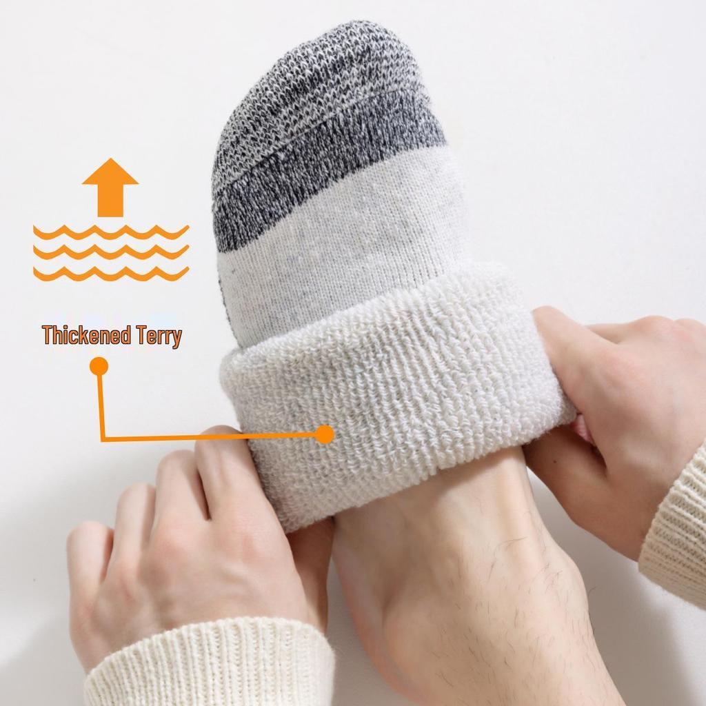 Merino Wool Over-the-Knee Outdoor Ski Socks: Thick, Terry Long Winter Hiking Socks for Men & Women