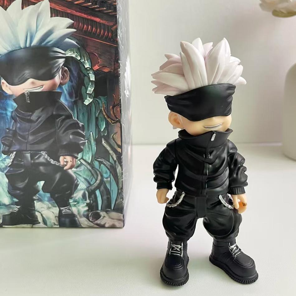 jujutsu kaisen anime figure 3 style satoru gojo action figure lord of the curse sukuna statuette collection model doll toys