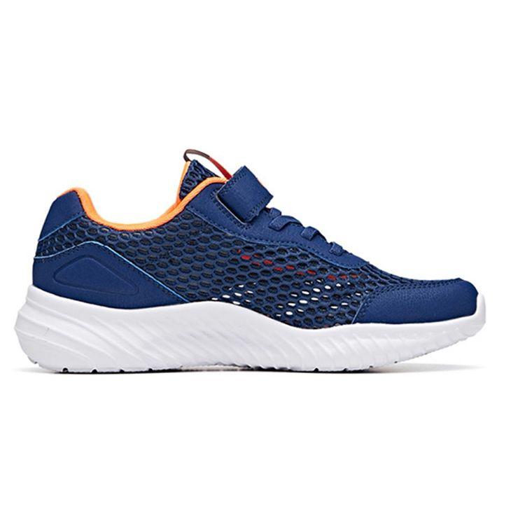 Anta Kids Non-Slip Shock Absorbing Breathable Low-Top Running Shoes Kids sneakers Blue Orange A33025563A-2