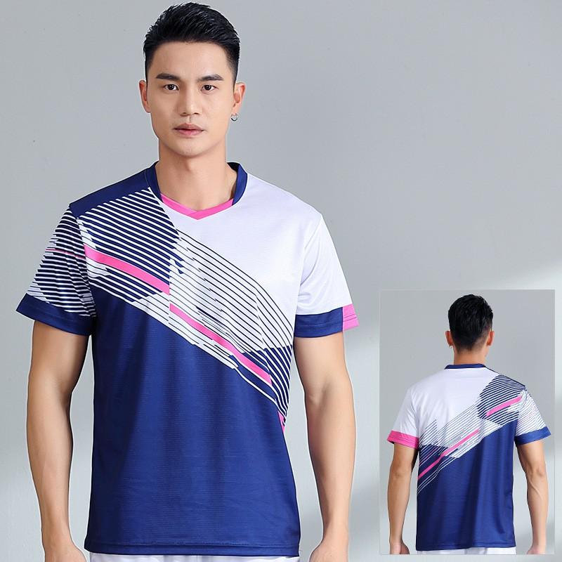 Quick Dry Badminton Set Men Women Breathable Sportswear Tennis Pickleball Volleyball Training Competition Team Uniform
