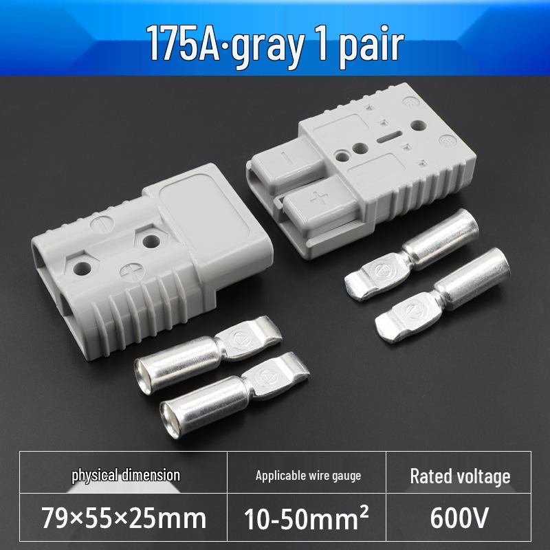 50A/120A/175A High Current EV & Forklift Battery Charging Connector - Male/Female