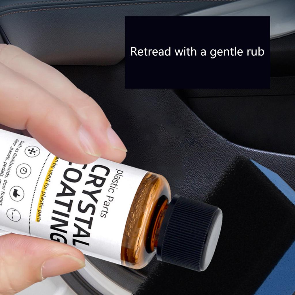 Plastdel krystallinsk belegg, plastdel krystallbelegg for bil, plastdelrenovering, bilplastrestaurering