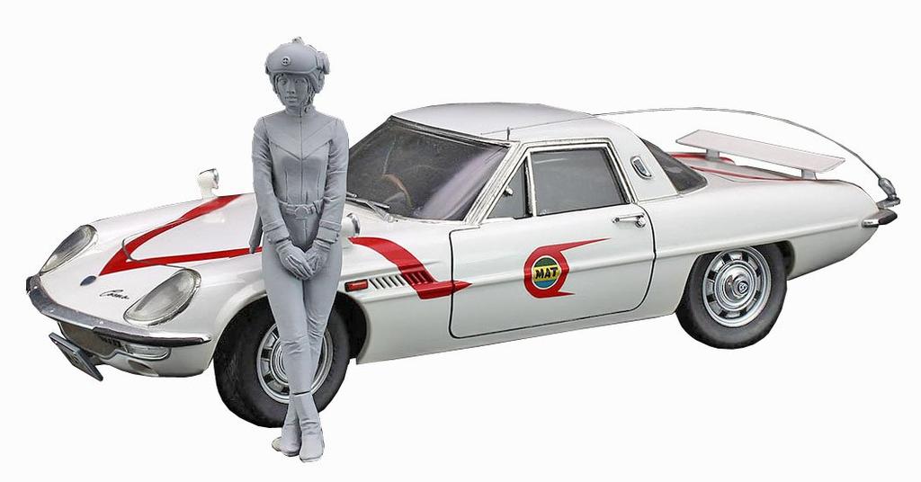 Hasegawa Mat Vehicle Female Member Scale Plastic Model SP376 w/MAT 1/24