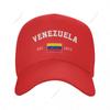 Unisex Baseball Cap Venezuela EST Independence Day Wild Sun Shade Peaked Adjustable Outdoor Caps for Unisex Women