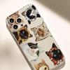 Katzen Dorf Anti-Fall Transparente Hülle für iPhone 14/15/16/17 Pro Max