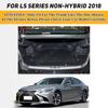Custom High Quality Car Trunk Mat For LEXUS LS Sedan Non-hybrid 2018 Interior Accessories Anti Dirty Durable Leathe Carpet