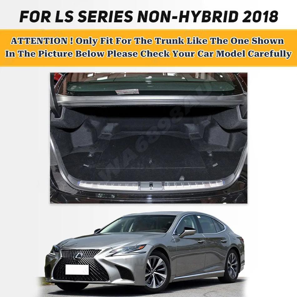 Custom High Quality Car Trunk Mat For LEXUS LS Sedan Non-hybrid 2018 Interior Accessories Anti Dirty Durable Leathe Carpet