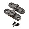 Zinc Alloy Door Lock Lathch Room Door Latch Hardware 90 Degree Locks with Screws for Bedroom Home Security Hotel Garage Bathroom