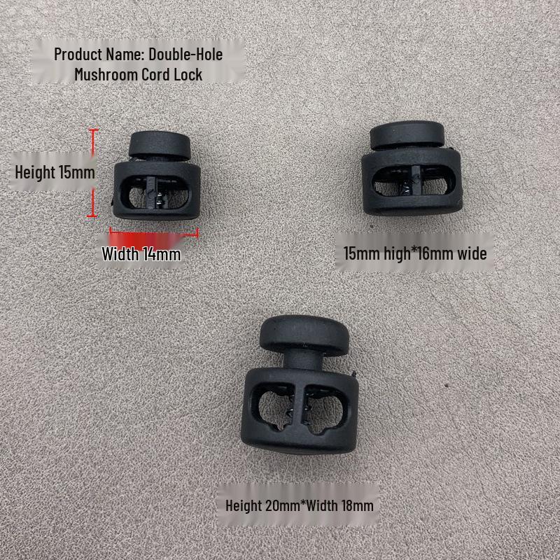 

Круглый пружинный регулируемый двойной фиксатор шнура. Small