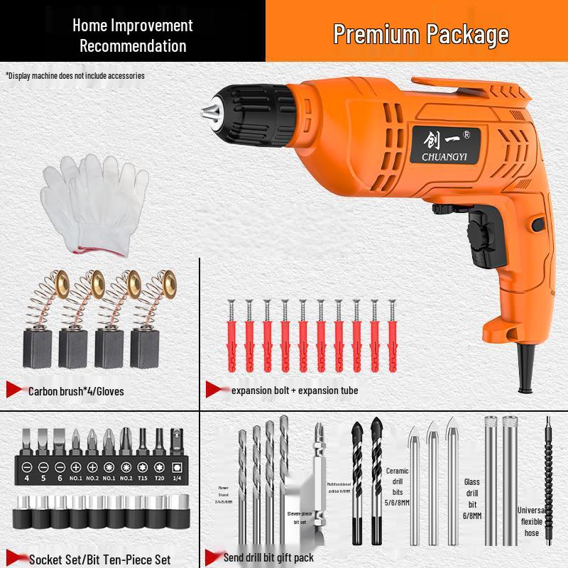 Chuangyi High-Power 220V Electric Drill and Screwdriver