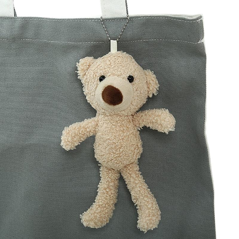 8in Stuffed for Doll Mini Bear Toy Soft Plush Toy Room Decoration Emotion Appease for Baby Girls Office Ornament Car Dec