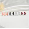Minimalistische Stud Oorbellen met Letter H en Druipolie voor Dames Licht Luxe Mode Sieraden