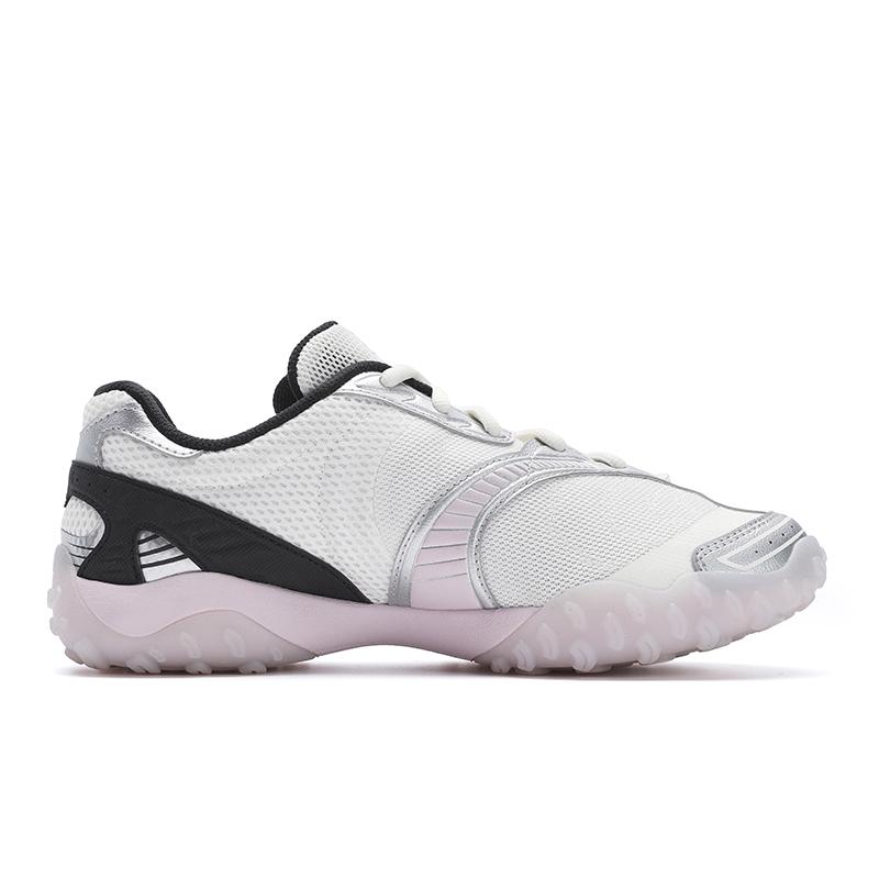 Fila Echappe 2 Ballet Shoes Fashion Trendy Versatile Durable Low-Top Casual Shoes Women shoes White Silver F12W522146FMS