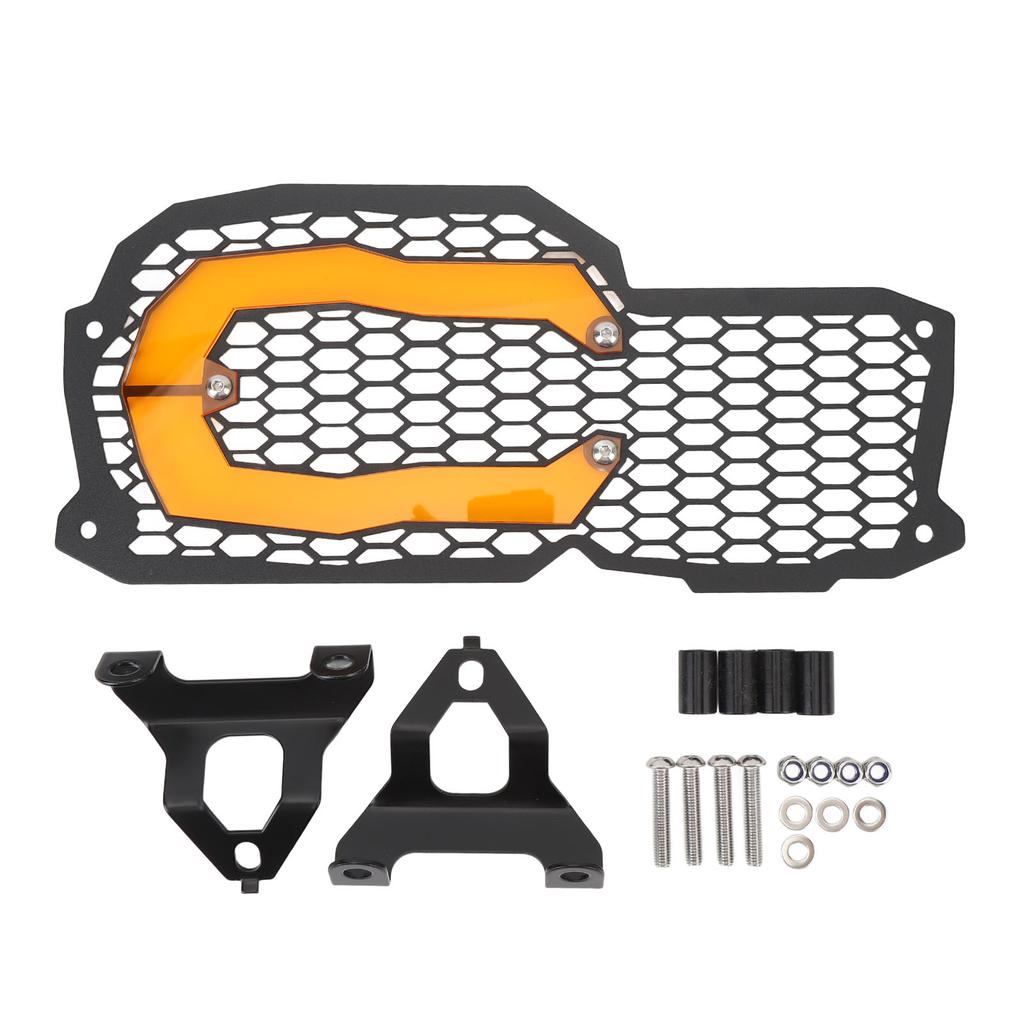 Motorcycle Headlight Protector Cover Stainless Steel Modern Long Lifespan for F800GS F650GS F700GS F800R Orange