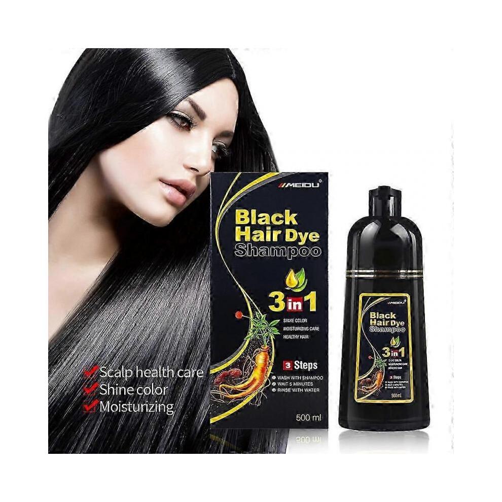 (Dark brown)Hair Color Shampoo Hair Dye Shampoo Colors Hair in Minutes for Women and Men
