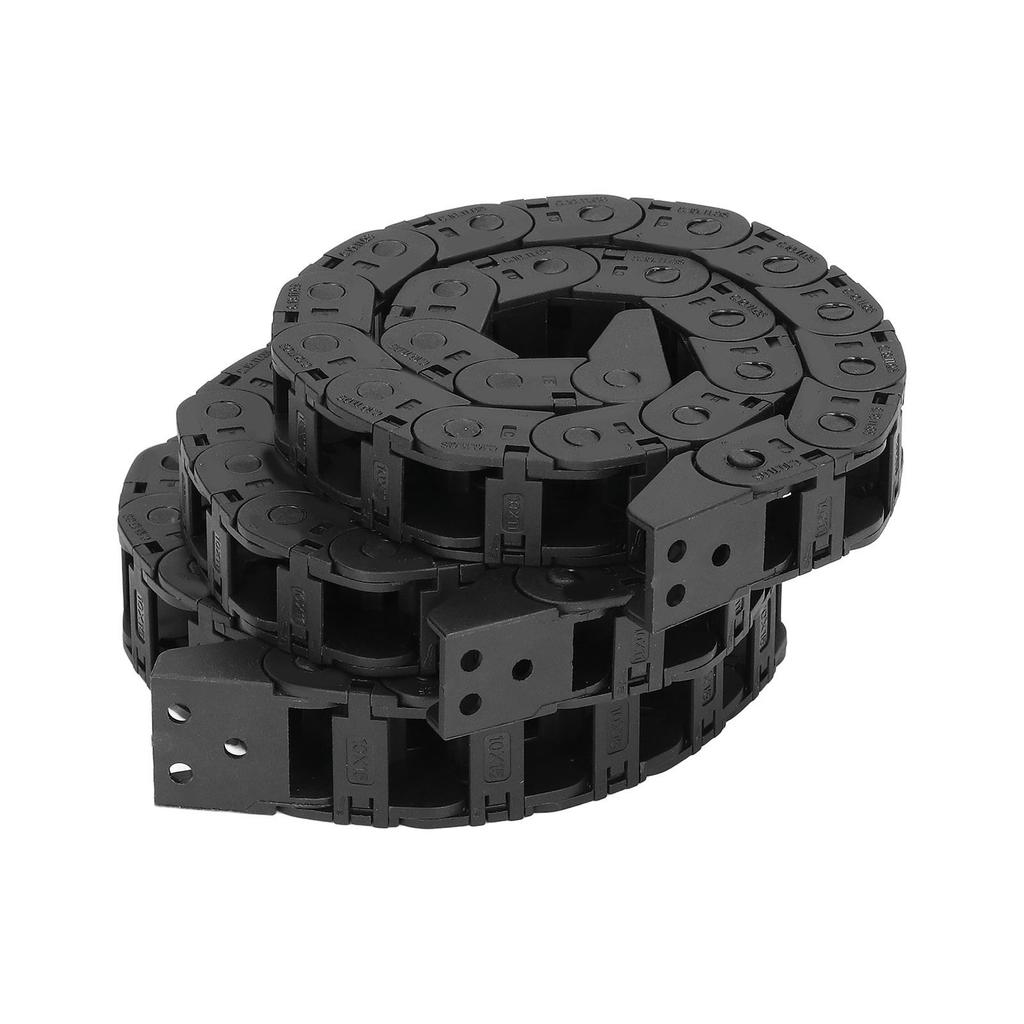 3Pcs Cable Carrier Chain Bridge 3 Hole Open Type Nylon Drag Chain Kit for VORON 2.4 3D Printer