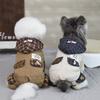 Yorkshire than bear winter warm clothes puppy dog European and American casual hooded warm 11 barn wind four legs cotton coat