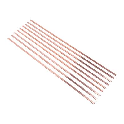 20 Stück Silber Lötlotstäbe BCuP-5 15% Silber Flache Schweißstäbe 0,05x0,13 Zoll für HVAC Kältetechnik Kupferrohr