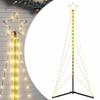 VidaXL Sapin de Noël à LED 363 LED blanc chaud 182 cm, lumière de Noël, lumière de Noël LED, lumière de Noël extérieure, 4016408