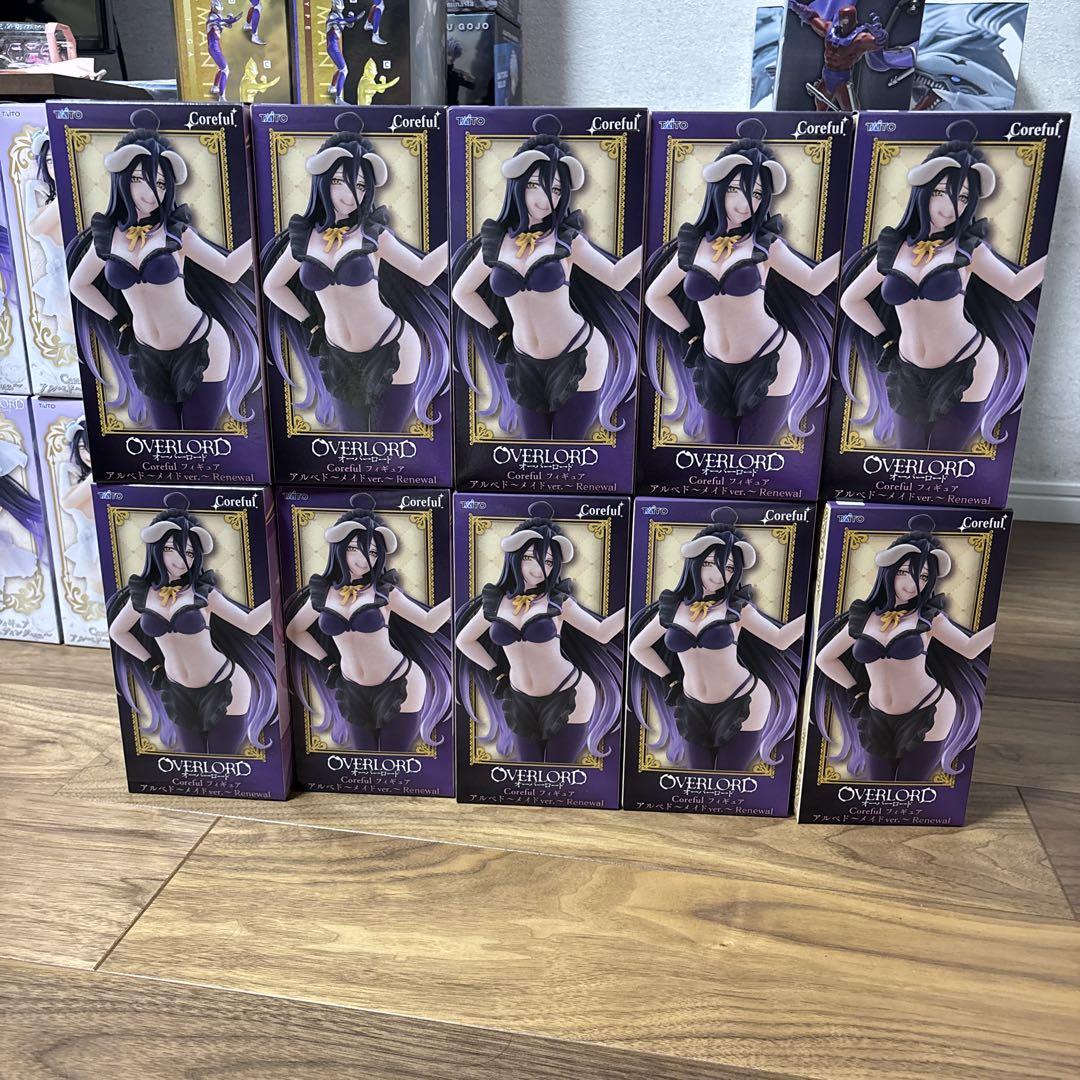 

[USED] Albedo Coreful Maid ver. renewal figure set of 10