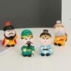 Mini Three Kingdoms Desktop Figurine Kawaii Car Ornament Anime Sculpture  Desk