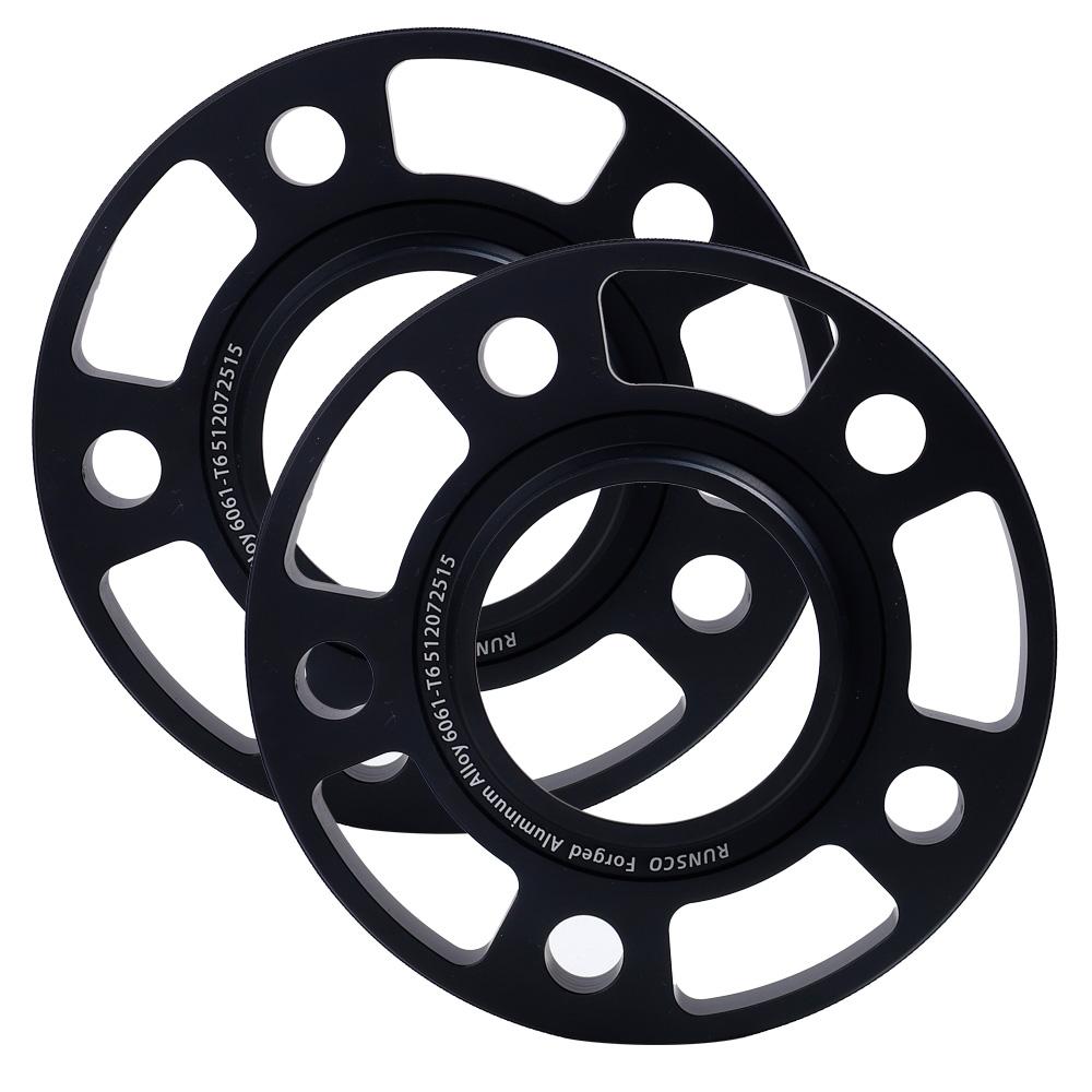Adapter Dystansu Koła 10/12/15/20mm PCD 5x120 CB 72.5mm 5-śrubowy Pasuje Do Bmw Serii E/F Uniwersalny Samochód 2Sztuki/zestaw Aluminium 6061-T6