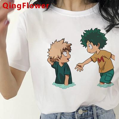 2026 Neu My Hero Academia Bakugou Boku No Hero Academia Hohe Qualität Unisex T-Shirt Weißes T-Shirt Grafik-T-Shirts Damen-T-Shirt Kawaii