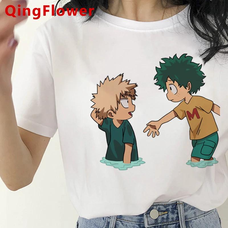 My Hero Academia Bakugou Boku No Hero Academia T-shirt Unisex  White T Shirt 2021 Graphic Tees Unisex Tshirt Kawaii
