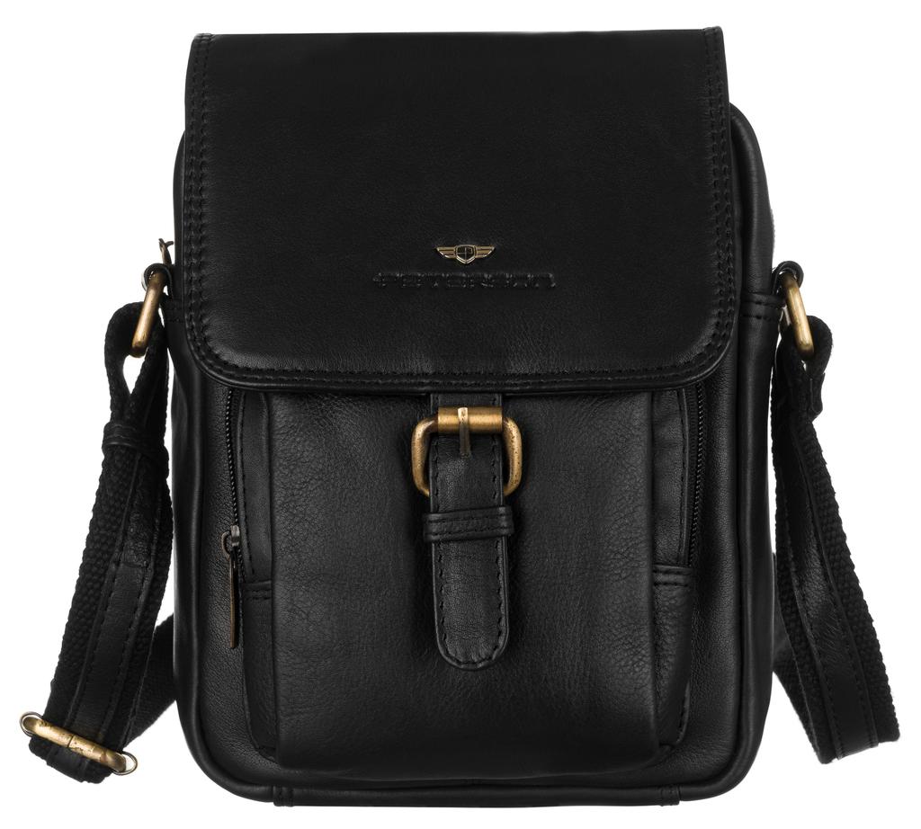 Men's leather shoulder bag - Peterson