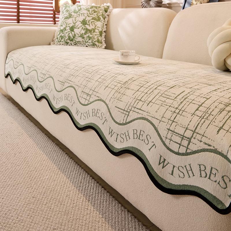 Special-Shaped Sofa Cushion Universal In All Seasons  New Non-Slip Seat Cushion Straight Row Autumn And Winter Advanced Leather Sofa Cover