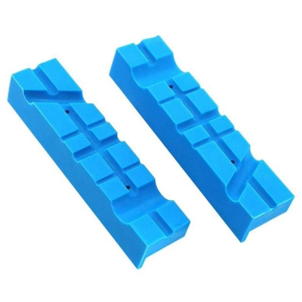 Blue Rubber Vise Jaw Pads Magnetic Rubber Vise Protector Vise Protection Strip  Mill Clamps