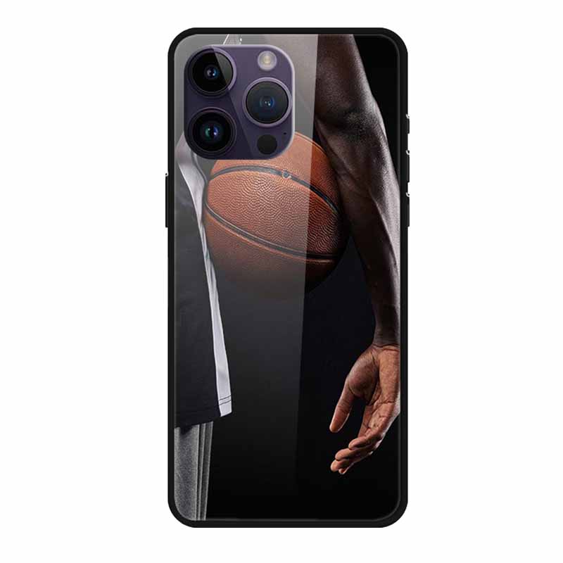 Tempered Glass Case For iphone 15 Pro Max Case Hard Glass Back Cover Soft TPU Bumper For iphone 16 Pro Max Phone Case 16Pro Max