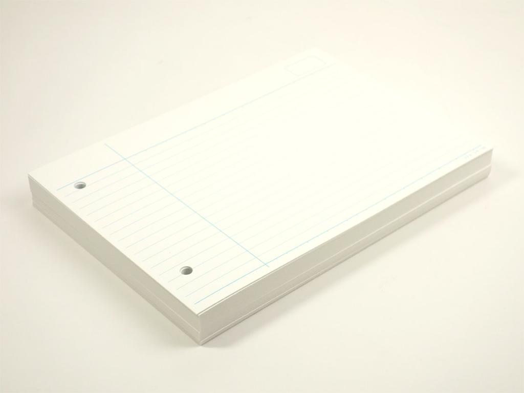 KOKUYO Memo Information Medium B6 100 Pad, Card, Ruled, Horizontal, 2-Hole, Sheets, CICA-13B