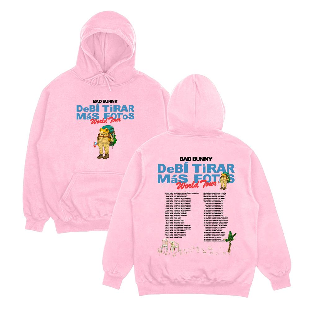 Rapper Bad Bunny Hoodies Debí Tirar Más Fotos Album Tour 2026 Graphic Pullover Men Women Fleece Pullover Fall Fashion Sweatshirt