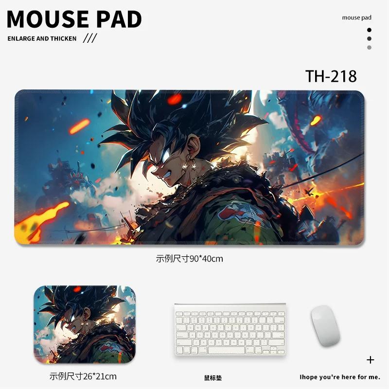 ACGN Cosplay Definition Creative Leather Mouse Pad Dragon Ball Anime E-sports Game Mouse Keyboard Table Pad Boys Advanced Non-slip  Mouse Pad