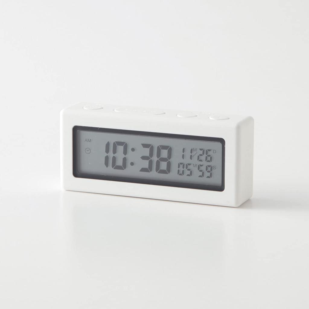MUJI Digital Timer Clock, White/Model Number: DKC-52 37494527