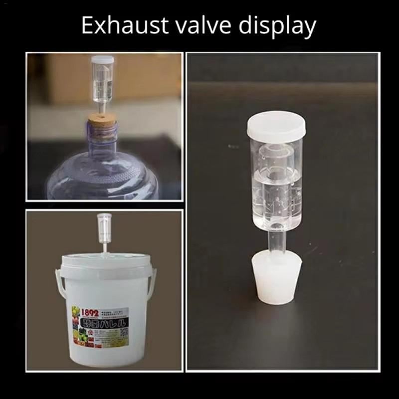 Dopuri Conice din Silicon de Calitate Alimentară pentru Vin de Casă cu Orificiu Unic pentru Valvă Airlock, Barbotor, Valvă de Evacuare Fermentare