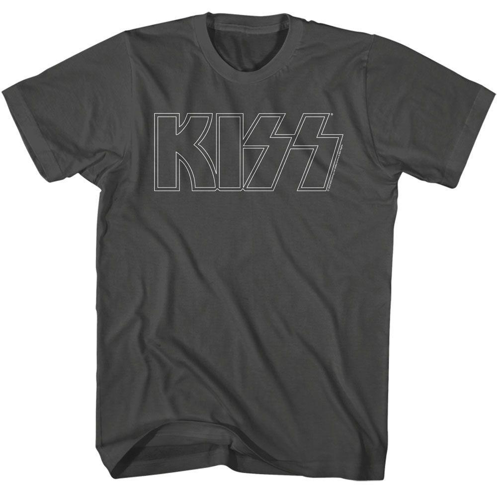 Kiss Outline Smoke Music Shirt