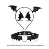 Mädchen Haarspangen Gothic Halloween Cosplay Teufelsflügel Haarnadel Stirnband Punk Haarschmuck Einzigartiger Schwarzer Kopfschmuck