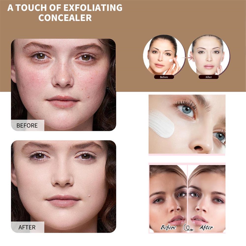 Base de maquillaje 4 en 1 que cambia de color: Larga duración, Sin manchas ni apelmazamiento, Hidratante y Corrector.